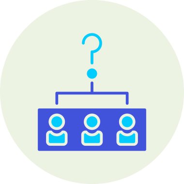 Bir grup insanın vektör çizimi.