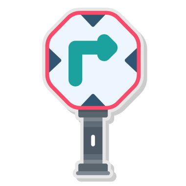 trafik işareti simge vektör çizim