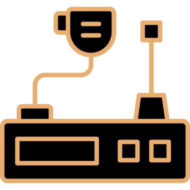 Yönlendirici simgesi, vektör illüstrasyonu
