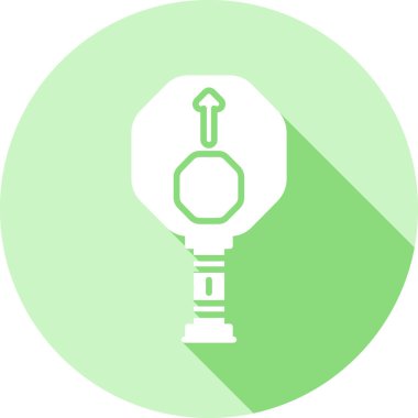 Ampul. Web simgesi basit illüstrasyon