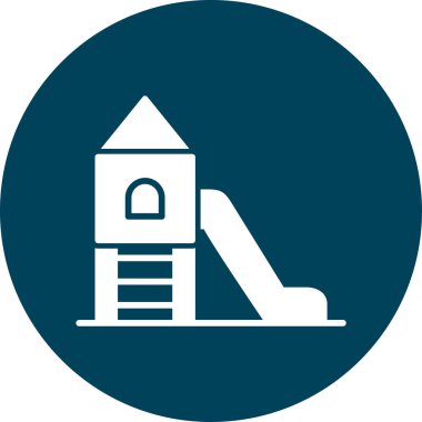 Oyun alanı simgesi vektör çizimi