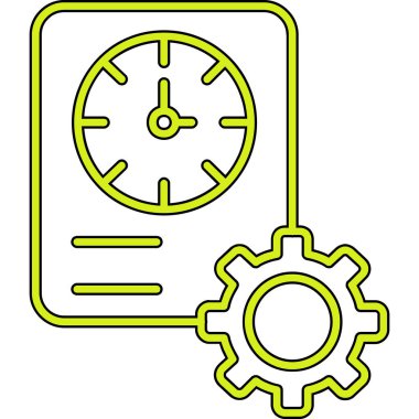 Ayarlama. Web simgesi basit tasarım