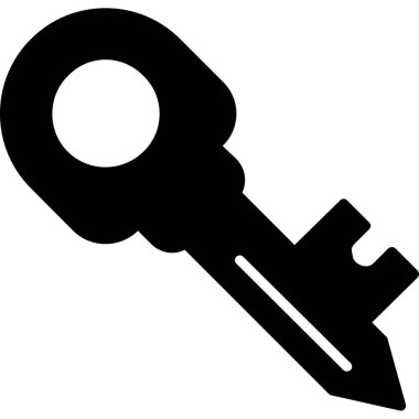 Anahtar. Web simgesi basit illüstrasyon