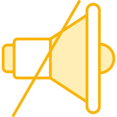 Sessiz ağ simgesi, vektör illüstrasyonu