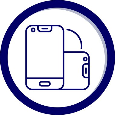 cep telefonu simgesi. vektör illüstrasyonu