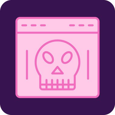 ölü ağ simgesi, vektör illüstrasyonu