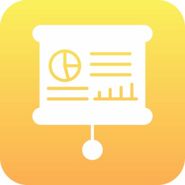 Grafik & çizelgesi için İş Yönetimi Düz simgesi