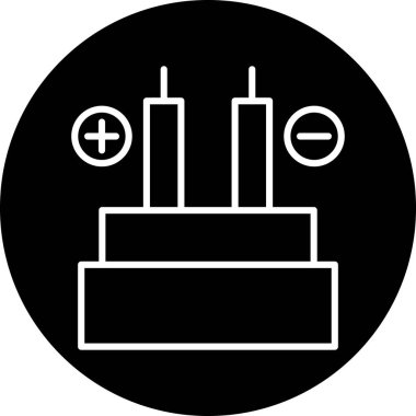 Modern simgenin vektör illüstrasyonu