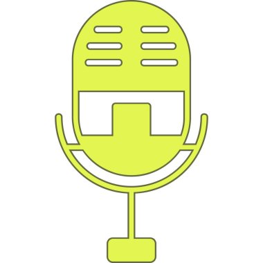 Ses ağı simgesi, vektör illüstrasyonu