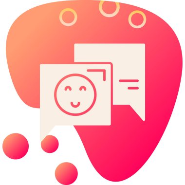 konuşma balonu simgesi, vektör illüstrasyonu