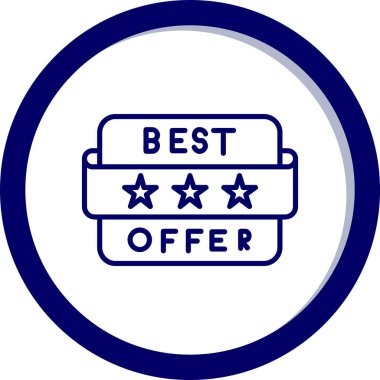 En iyi fiyat damgalı mavi yıldız