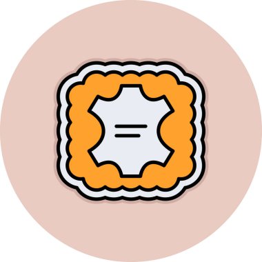 Rozet simge vektör çizim