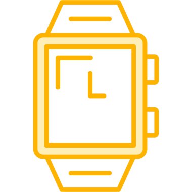 smartwatch simgesinin vektör illüstrasyonu