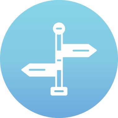 Ok. Web simgesi basit illüstrasyon