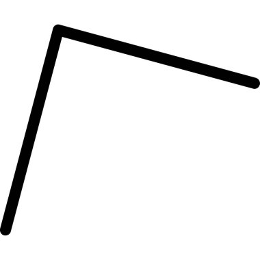 bir çubuğun siyah ve beyaz vektör çizimi