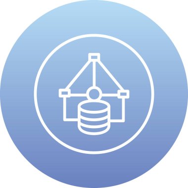 seo modern simgesinin vektör illüstrasyonu