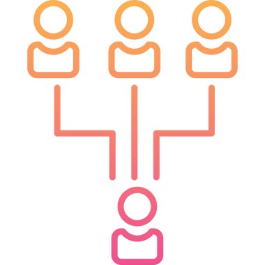 İnsanlar simgesi. Vektör çizim