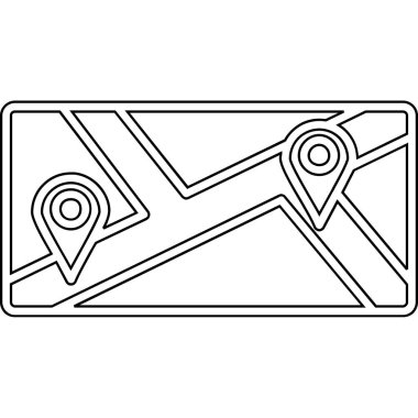 Harita konumu simgesi, özet biçimi