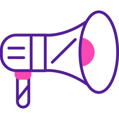 Bir megafonun vektör çizimi