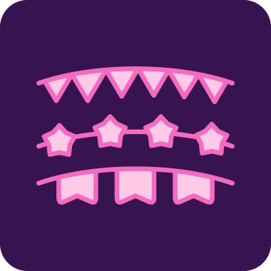 Mor ve pembe arkaplanın vektör çizimi