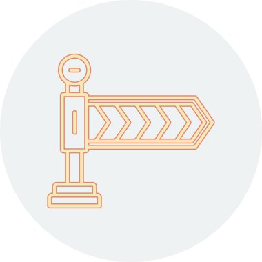 Yol tabelası. Basit tasarım