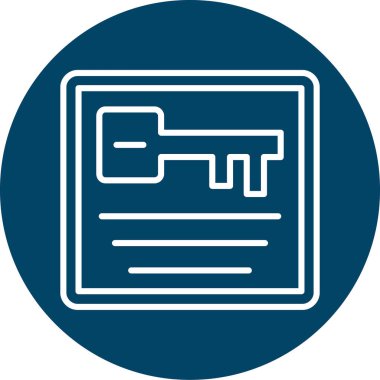 belge simgesi vektör illüstrasyonu