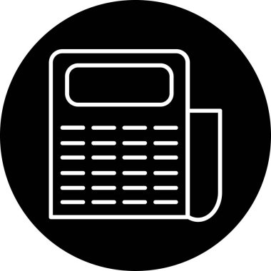 Telefon simgesinin vektör illüstrasyonu