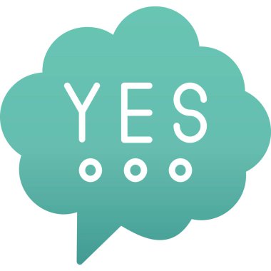 evet web vektör simgesi