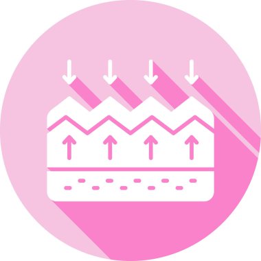 kek web simgesi, basit vektör illüstrasyonu