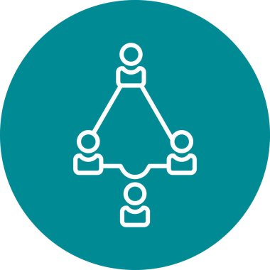 ağ bağlantı simgesi. vektör illüstrasyonu