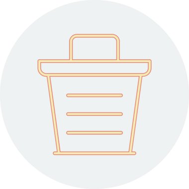 Sepet Simgesi vektör illüstrasyonu