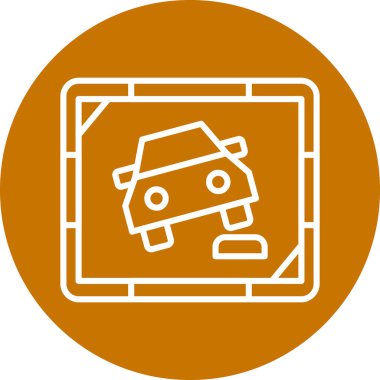 Modern b 'nin vektör illüstrasyonu eksik simgesi