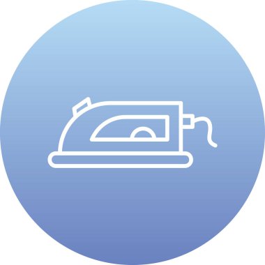 Demir ikon vektör illüstrasyonu