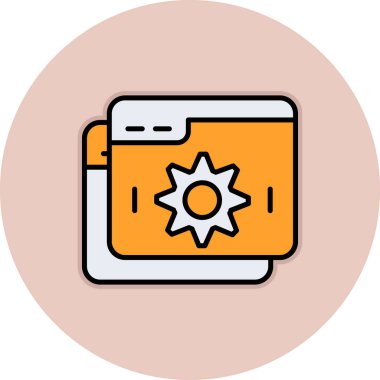 Web Bakım web simgesi, vektör illüstrasyonu