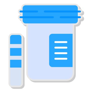 Tıbbi şişe simgesi, biyometrik stil