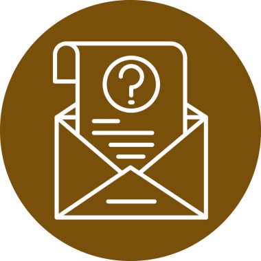 posta simgesi. Basit resimleme