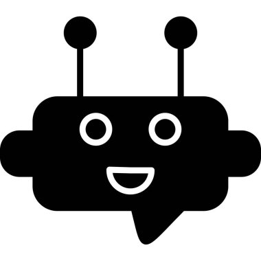 Sohbet simgesi vektör illüstrasyonu