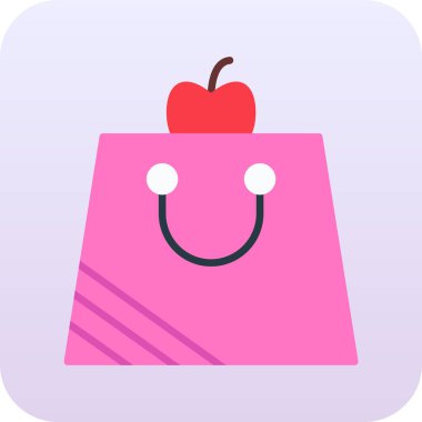 Mutlu yüz, illüstrasyon, vektör, beyaz arkaplan.