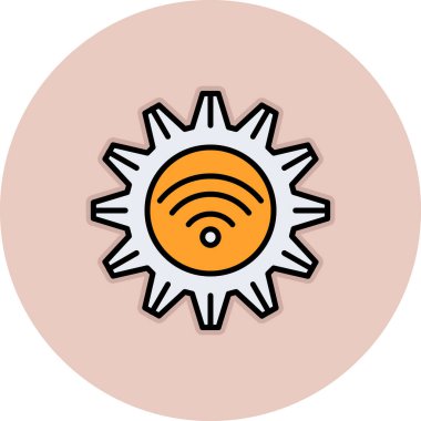 wifi simgesi vektör illüstrasyonu