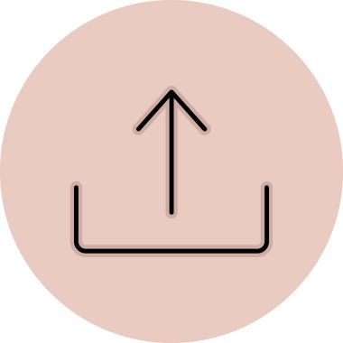 Ok. Web simgesi basit illüstrasyon