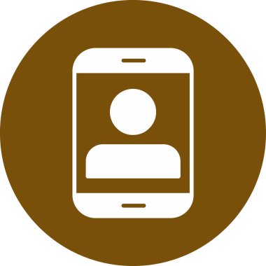 Telefon simgesi vektör illüstrasyonu