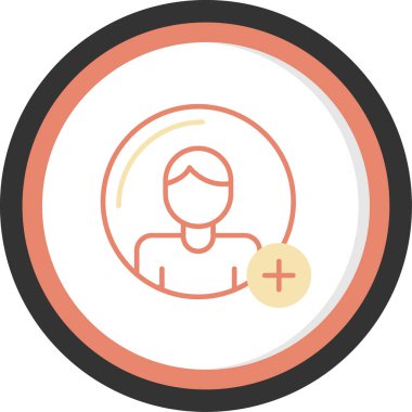 İnsan simgesinin vektör illüstrasyonu