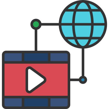 İnternet pazarlama simgesi