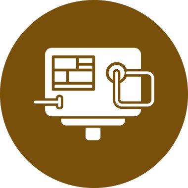 seo modern simgesinin vektör illüstrasyonu