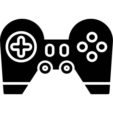 Oyun kumandası simgesi, basit tarzı