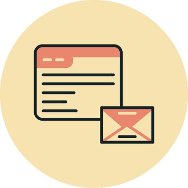 Seo simgesinin vektör illüstrasyonu