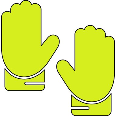 Eldiven temizleme ikonu