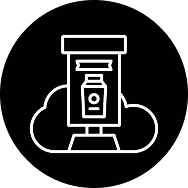 Modern b 'nin vektör illüstrasyonu eksik simgesi