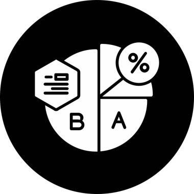 Modern b 'nin vektör illüstrasyonu eksik simgesi