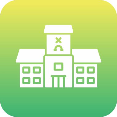 eşsiz bina ve ev vektör simgesi